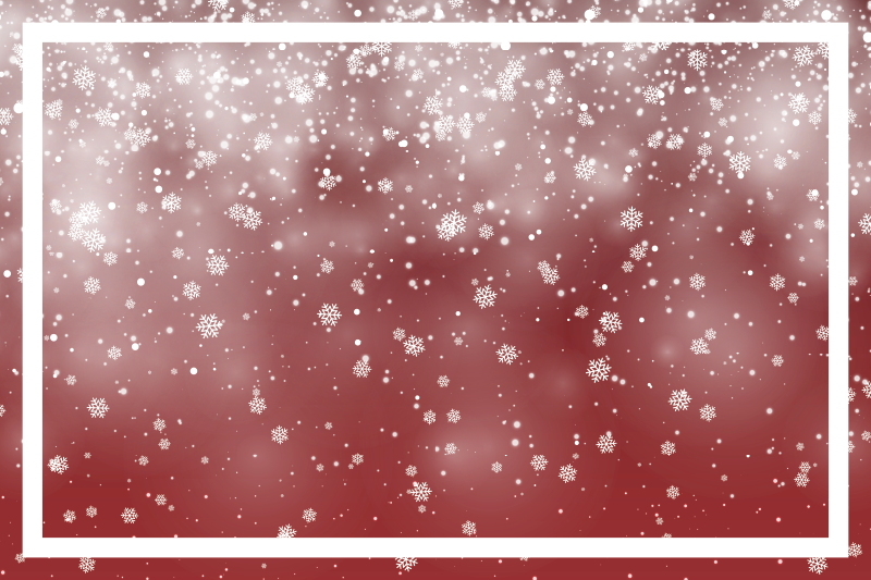 Christmas placemats for a festive snowflake scene - TenStickers