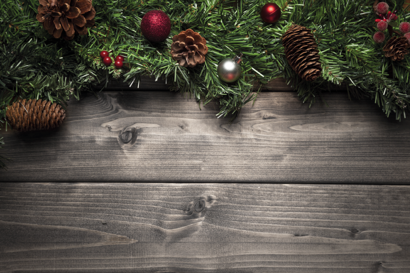 Christmas placemats festive pinecone design - TenStickers