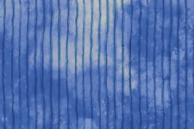 Textured placemats in blue striped pattern - TenStickers