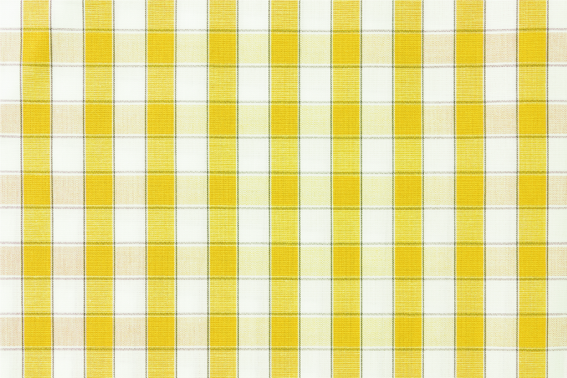Textured placemats yellow checkered pattern - TenStickers