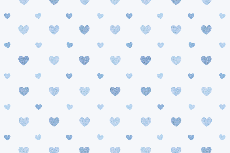 Original placemats light blue heart design - TenStickers