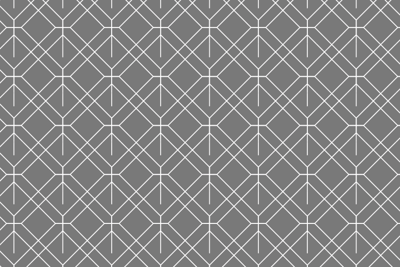 Modern placemats with trendy geometric design - TenStickers