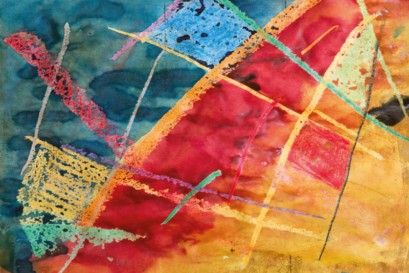 Original placemats with lively geometric designs - TenStickers