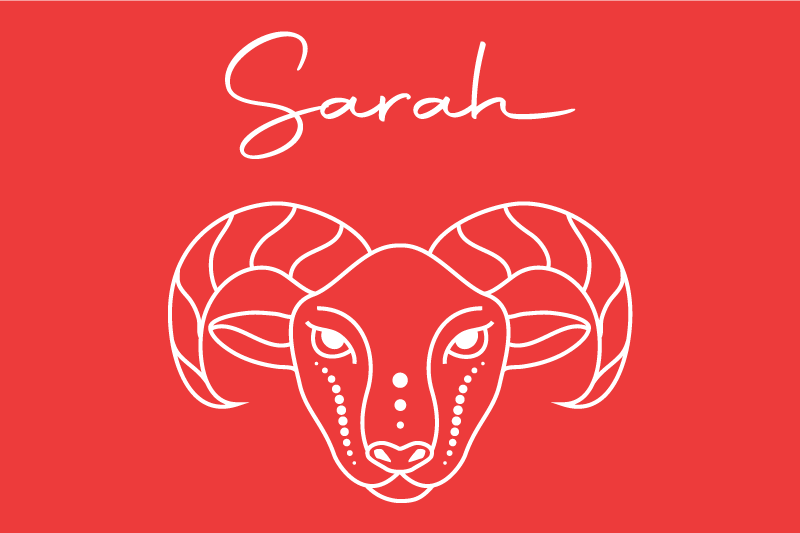 Personalisable placemats with stylized ram design - TenStickers