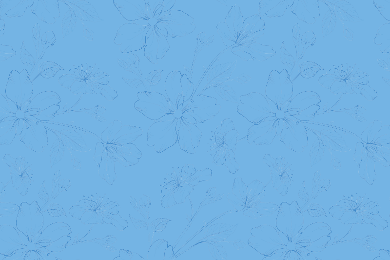 Textured placemats botanical inspired design - TenStickers