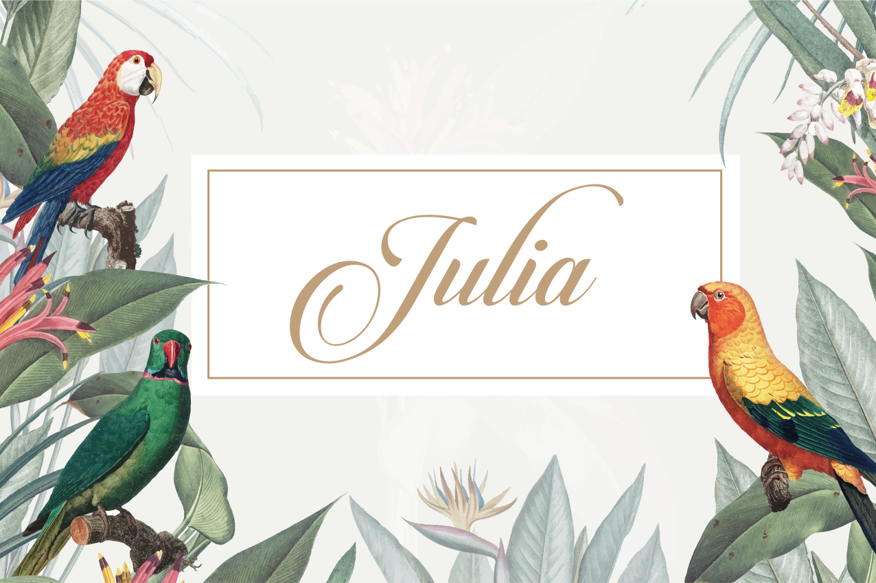 Personalisable placemats elegant name placement - TenStickers