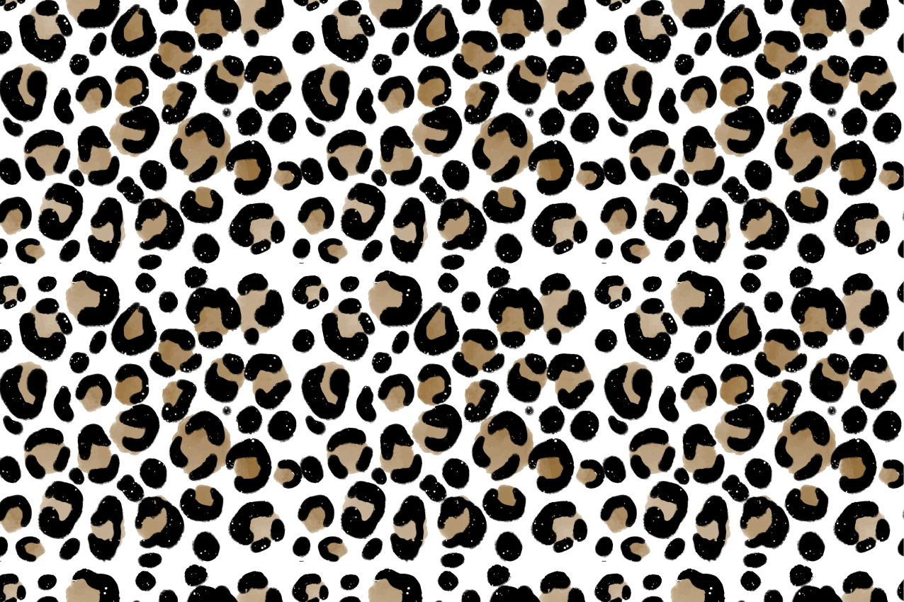 Textured placemats in leopard print pattern - TenStickers
