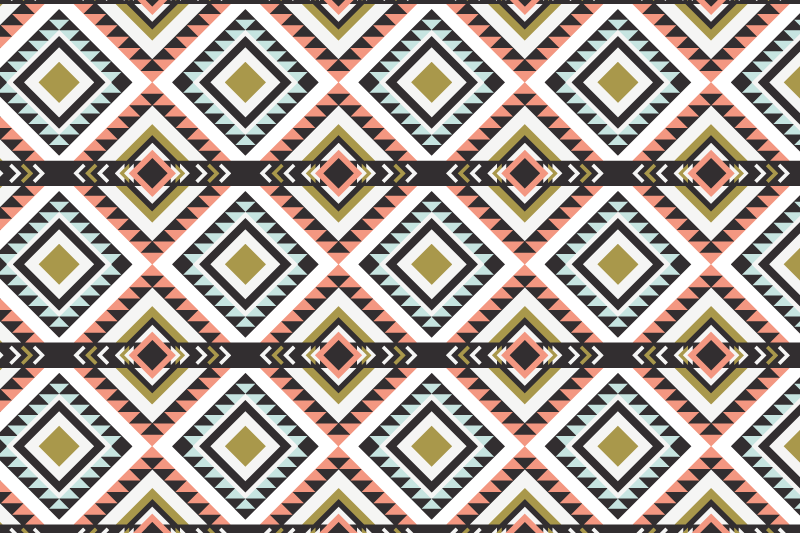 Original placemats geometric pattern design - TenStickers