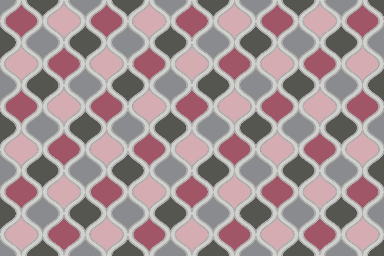 Textured placemats with colorful patterned design - TenStickers