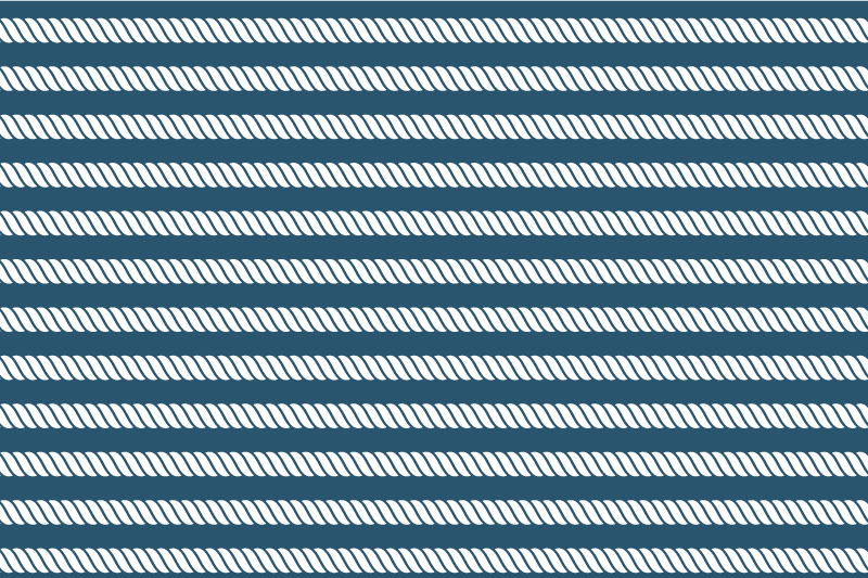 Modern placemats navy striped design - TenStickers