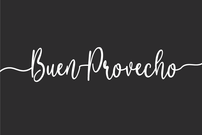 Placemats with quote elegant food affirmation - TenStickers