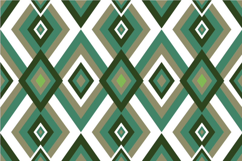 Modern placemats geometric design layout - TenStickers