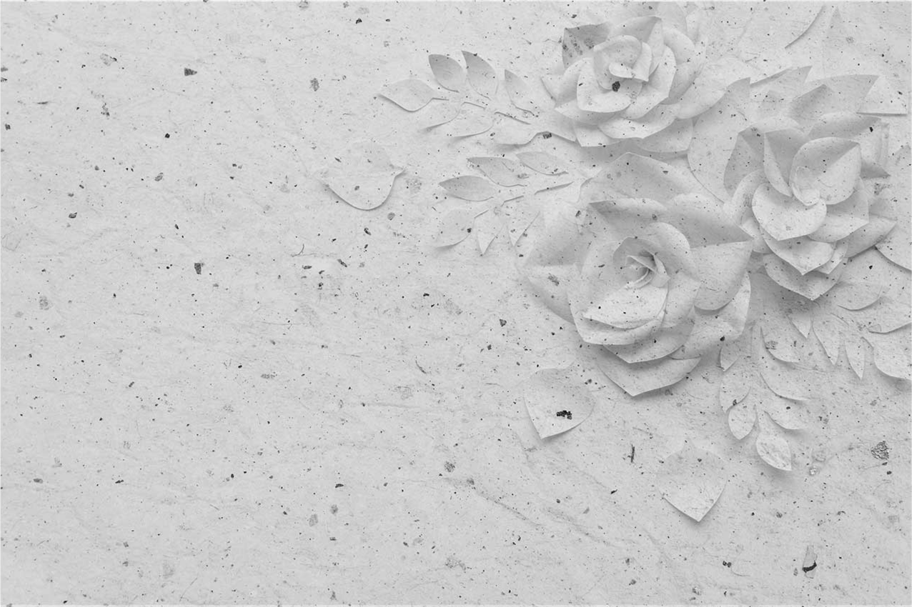 Textured placemats with elegant floral relief - TenStickers