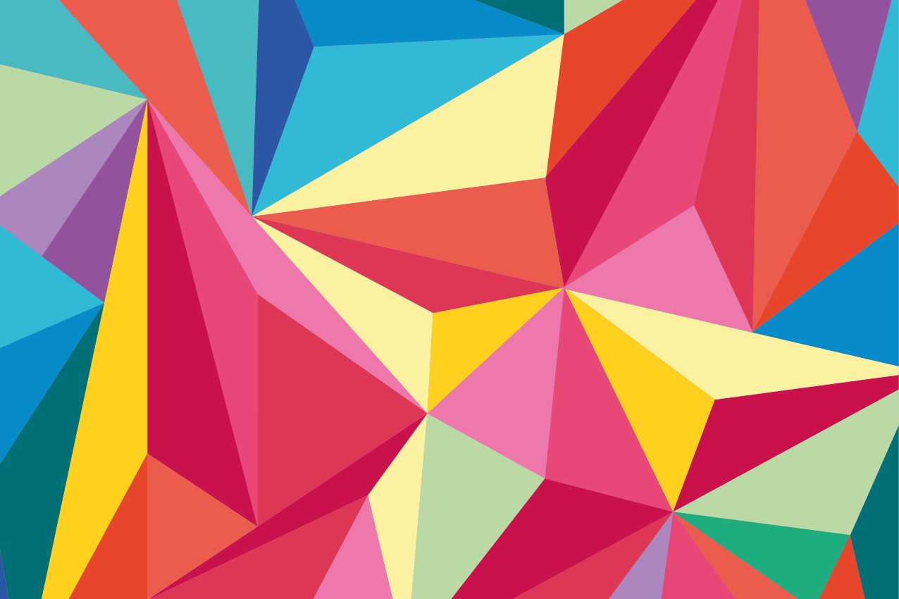 Original placemats geometric color design - TenStickers