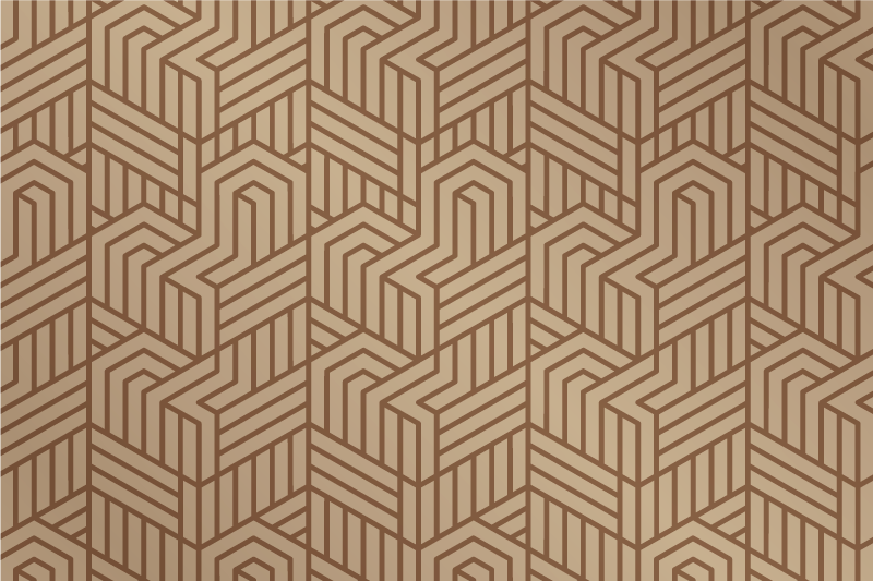 Modern placemats with geometric textured design - TenStickers