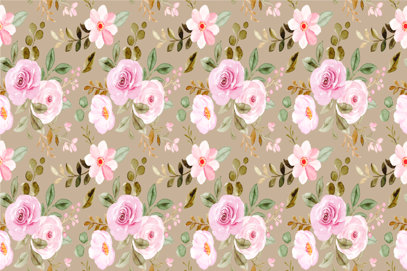 Original placemats botanical design arrangement - TenStickers