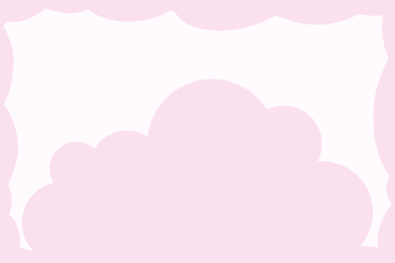 Children placemats cloud theme design - TenStickers