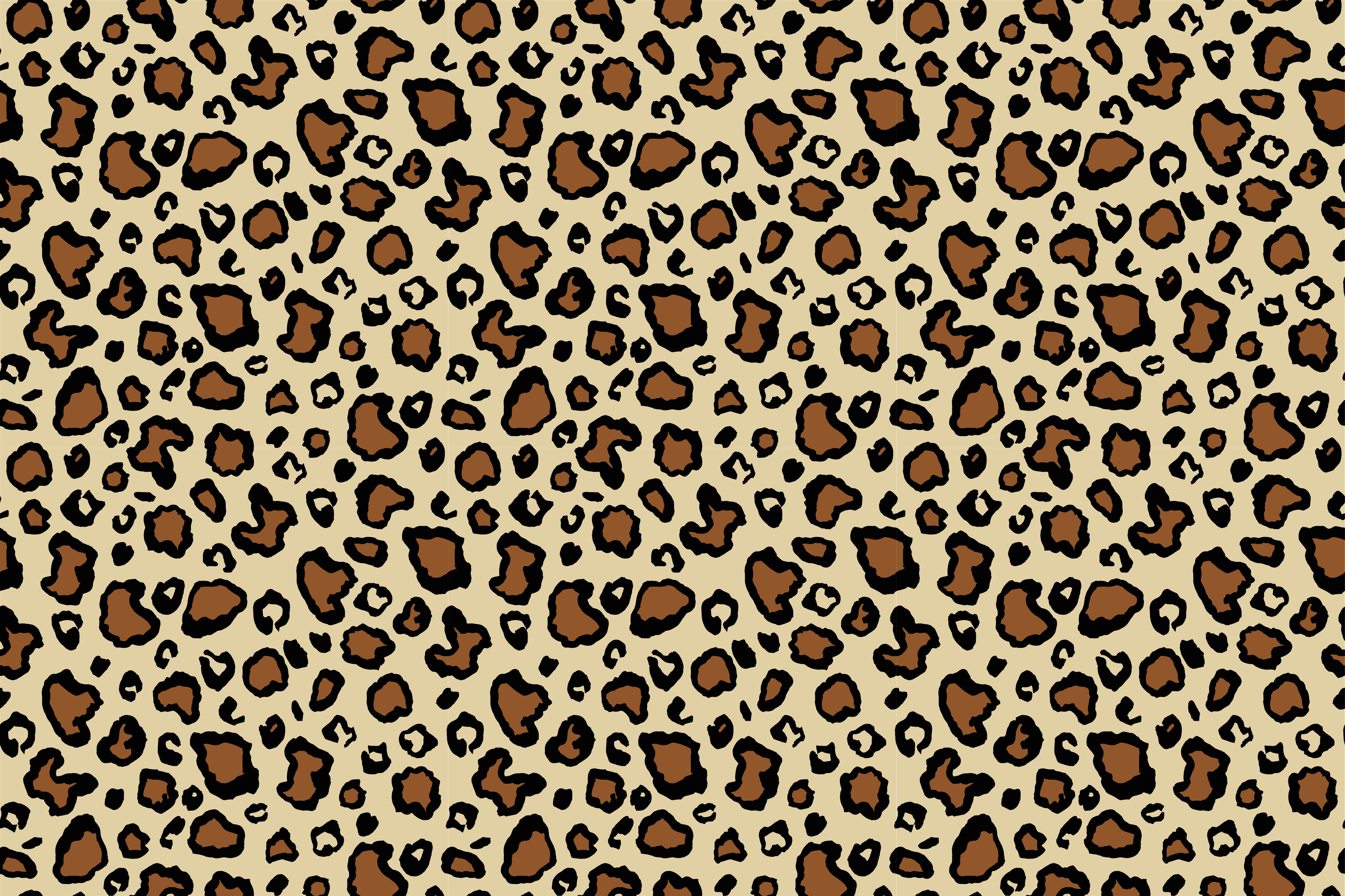 Textured placemats with leopard print design - TenStickers
