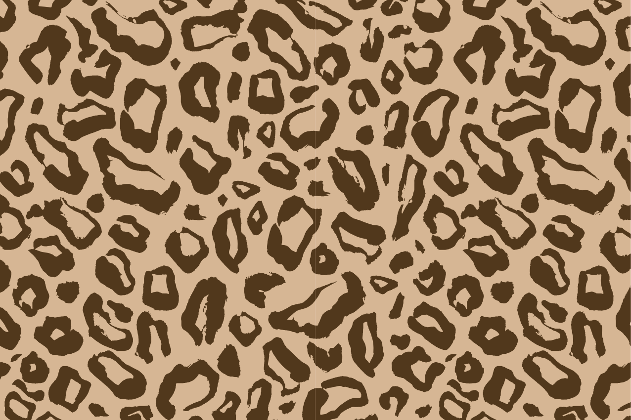 Textured placemats in leopard print design - TenStickers