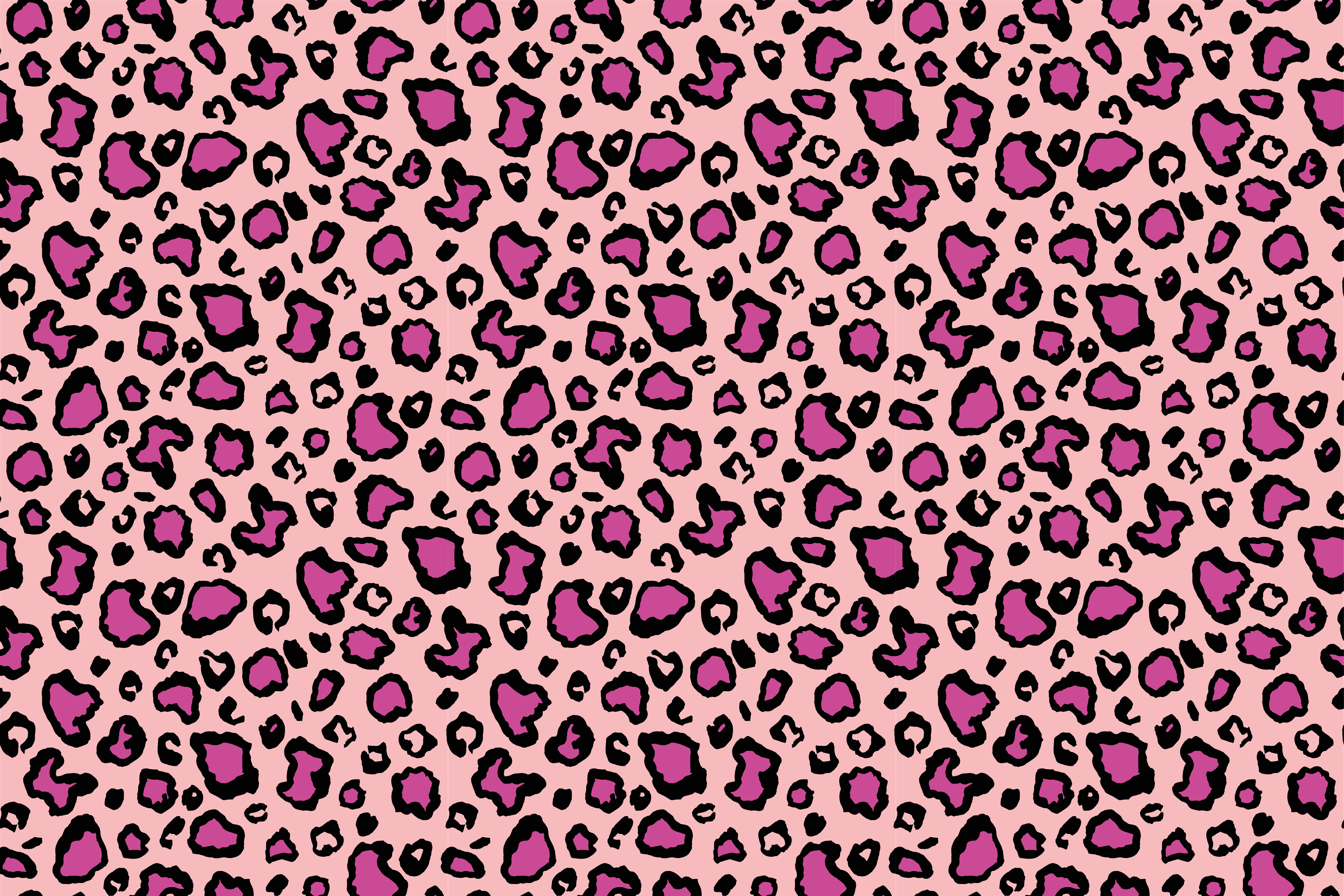 Original placemats pink leopard design - TenStickers