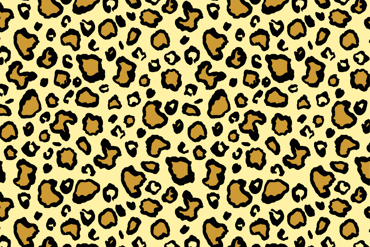 Original placemats leopard skin design - TenStickers