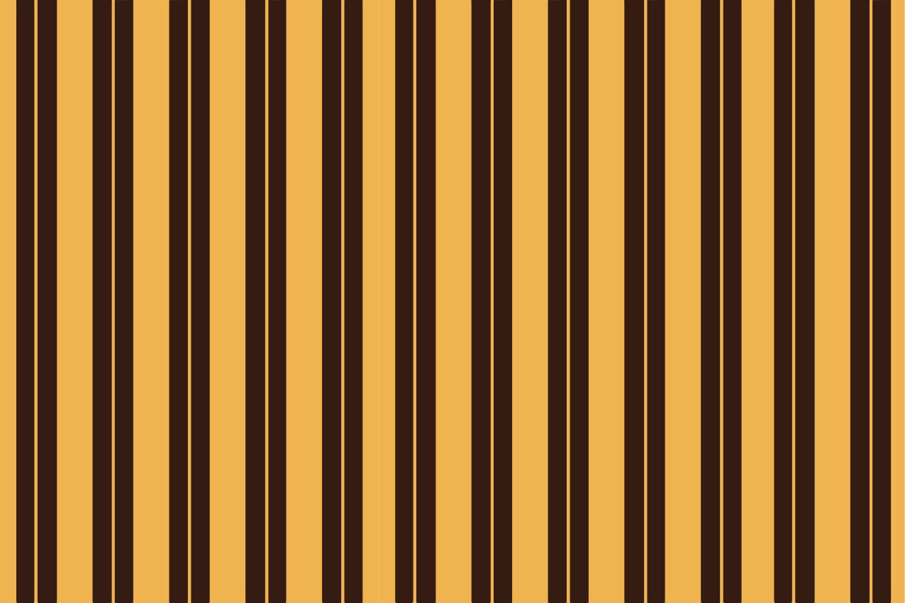 Modern placemats striped table cover - TenStickers