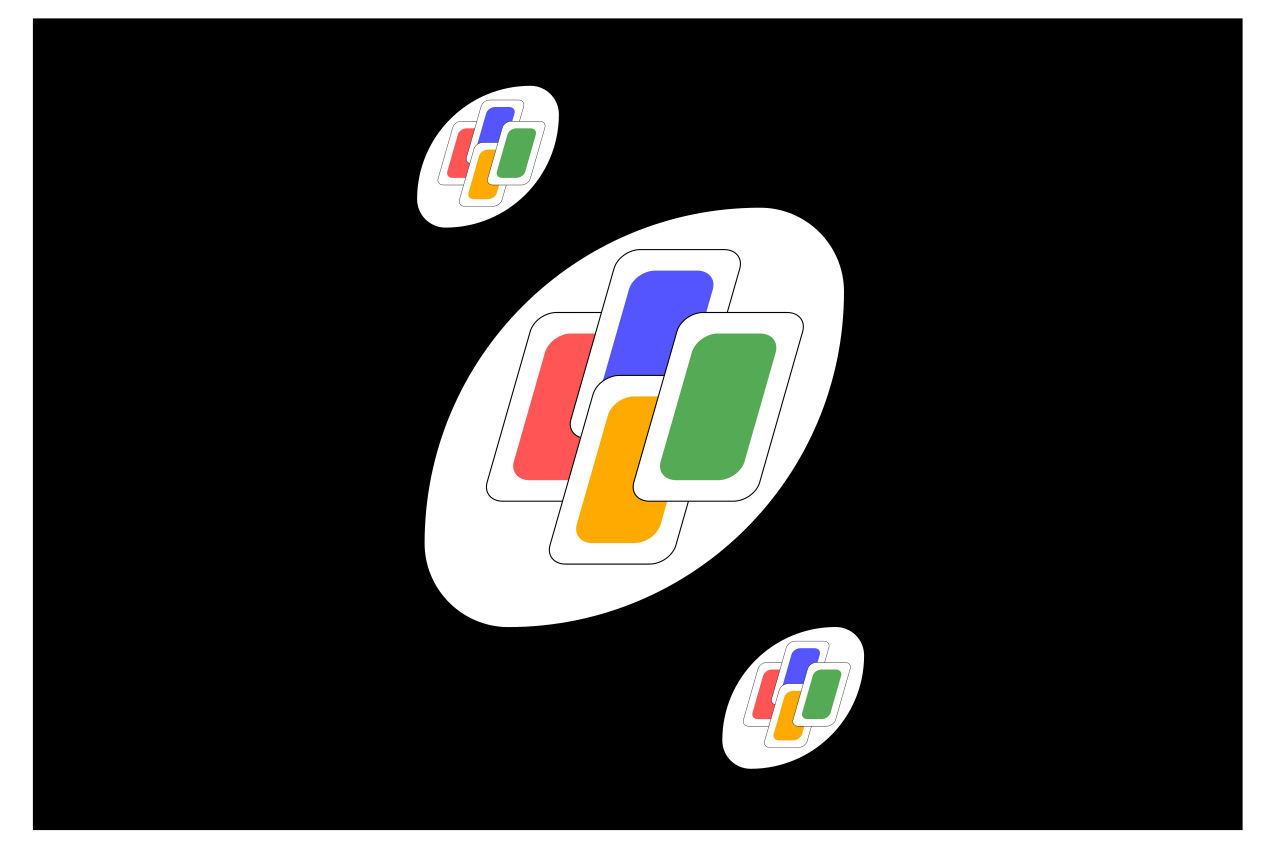 Original placemats vibrant geometric designs - TenStickers