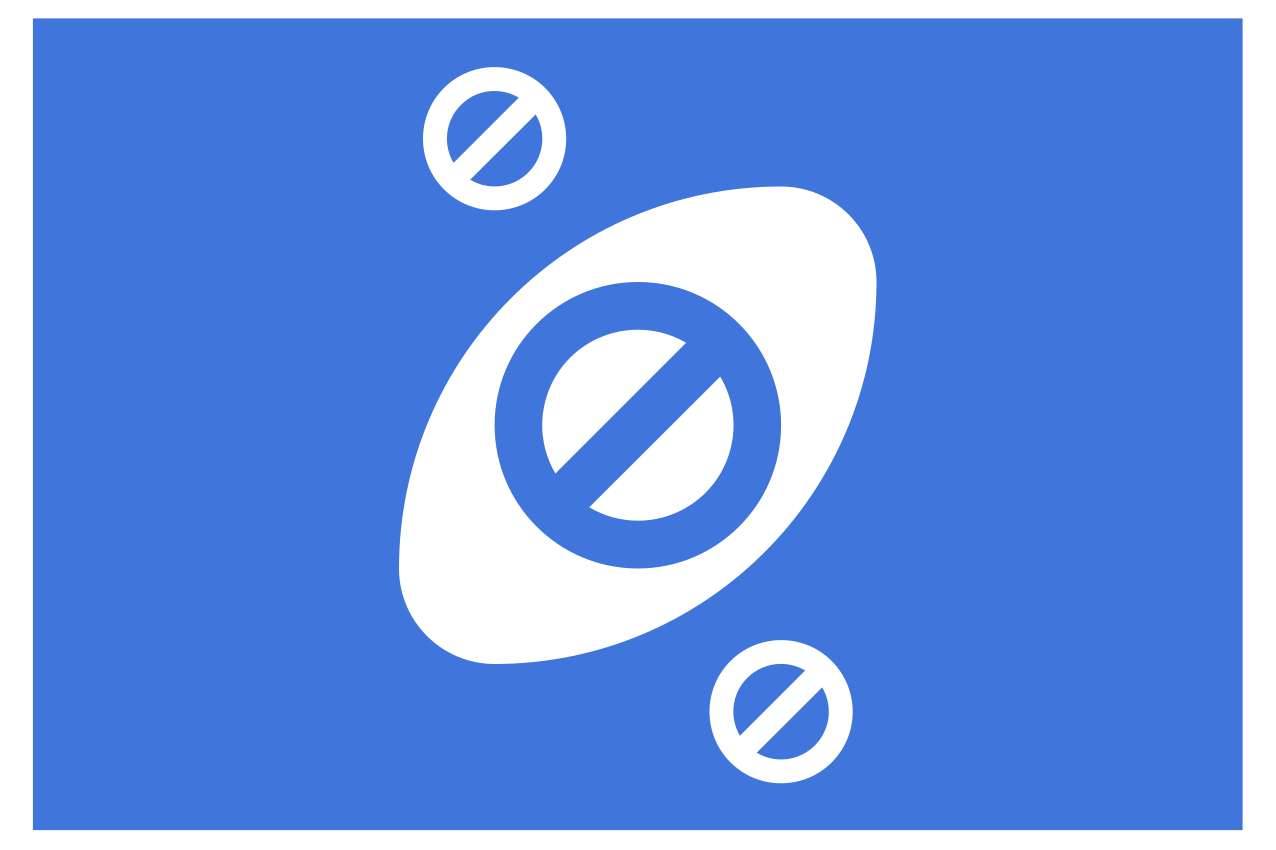 Modern placemats minimalist blue accent - TenStickers