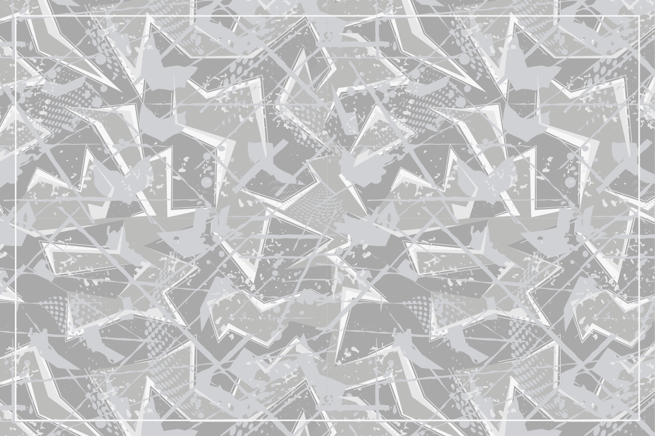 Textured placemats with abstract geometric shapes - TenStickers