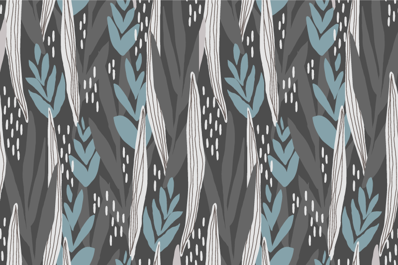 Textured placemat leaf design - TenStickers