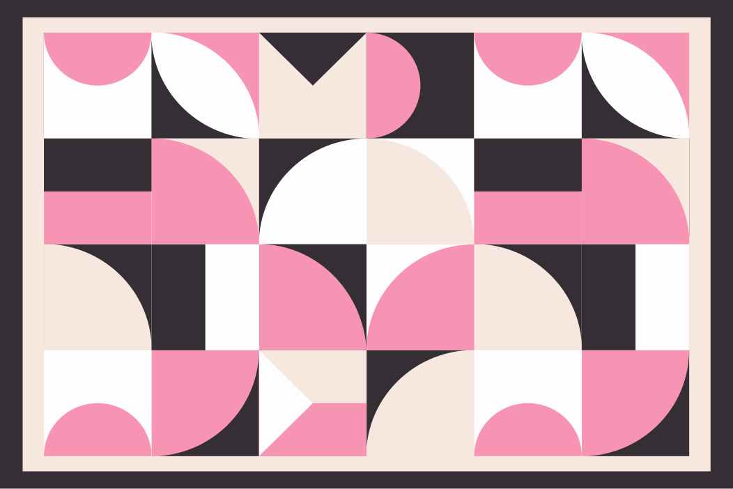 Modern placemats geometric design table mats - TenStickers