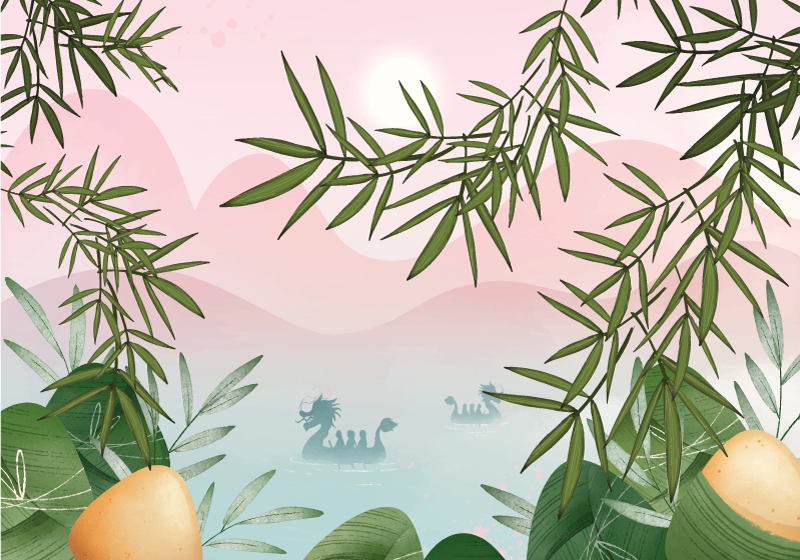 Children placemats enchanted jungle scene - TenStickers