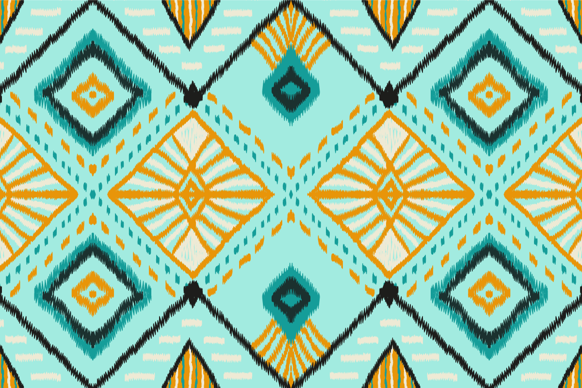 Textured placemats with abstract geometric design - TenStickers