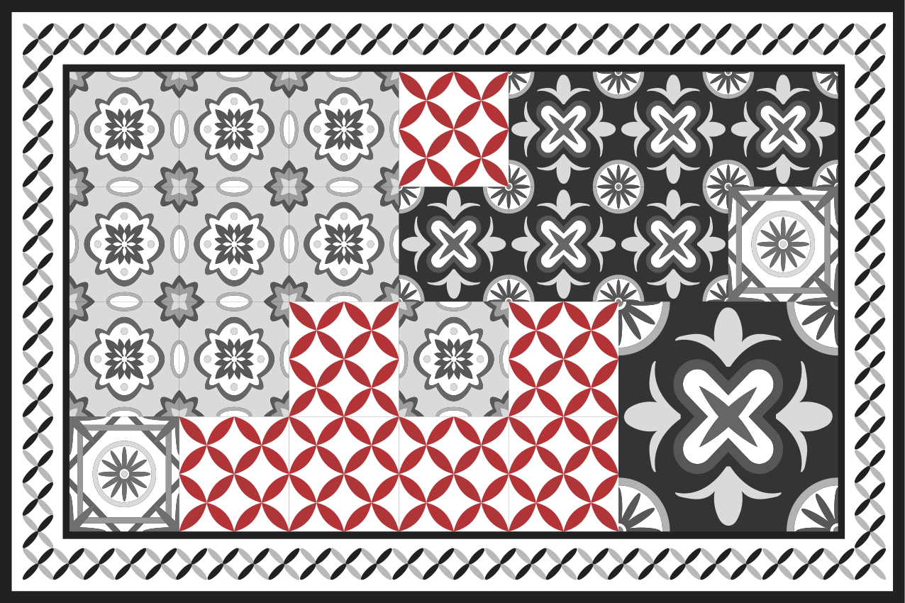 Textured placemats with elegant textured surface - TenStickers