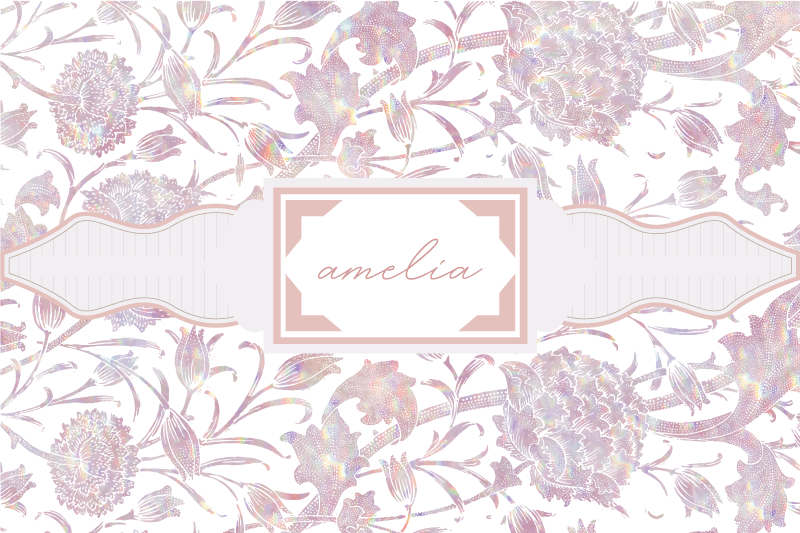 Custom Thistle Personalised placemats - TenStickers