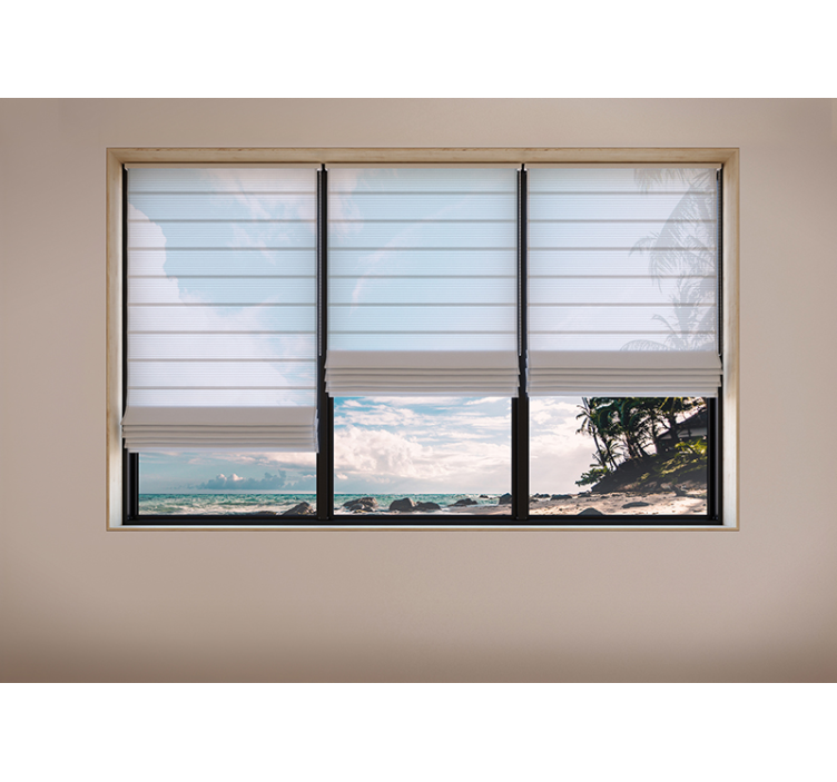 3D Effect Beach Wall Mural - TenStickers