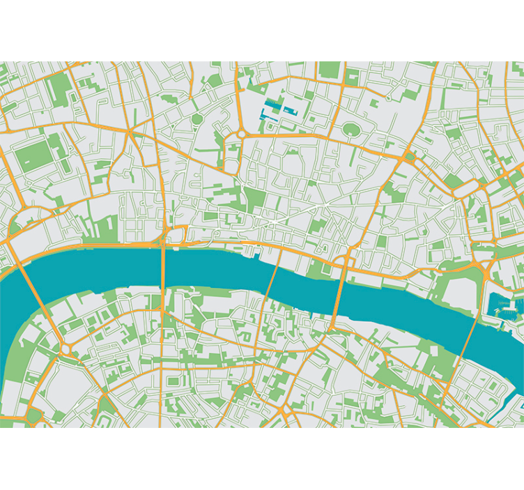 Map of London Wall Mural for you! - TenStickers