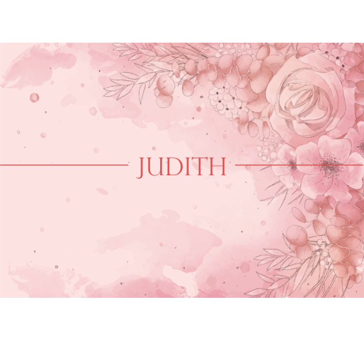 Flowers wall mural customized floral design - TenStickers