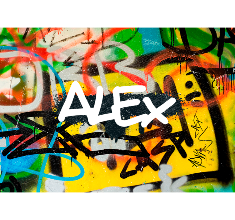 Urban art wall mural customizable urban spray - TenStickers