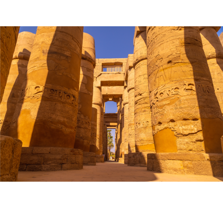 Historic Temple Columns wall mural city - TenStickers