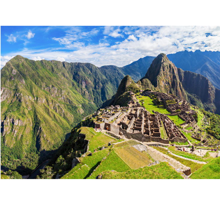 Machu Picchu Vista wall mural city - TenStickers