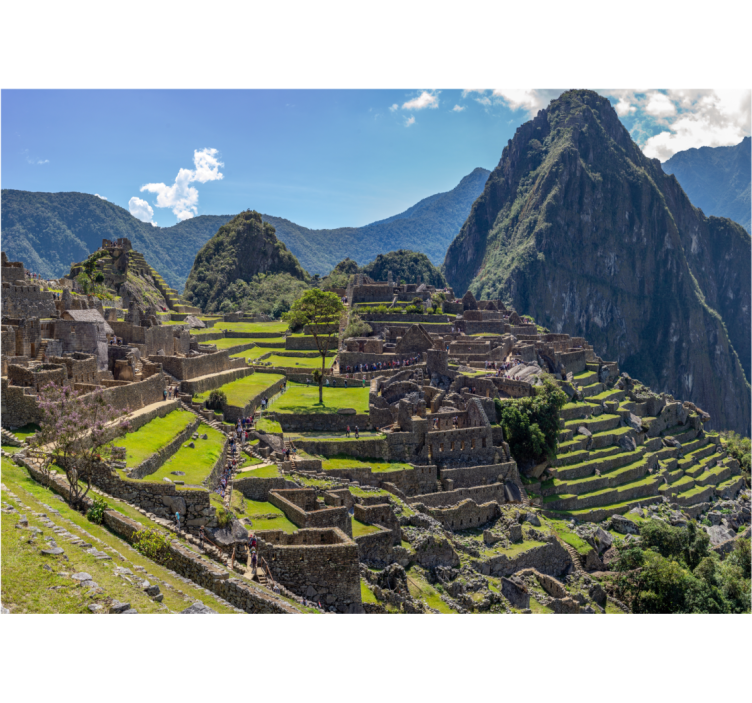 Wall mural city machu picchu heritage - TenStickers