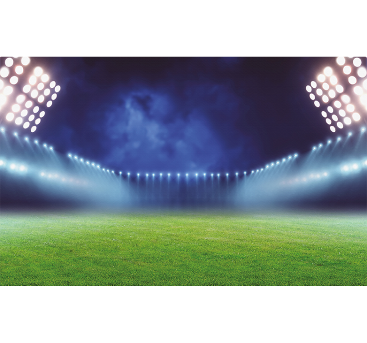 Stadium Lights Night wall mural city - TenStickers