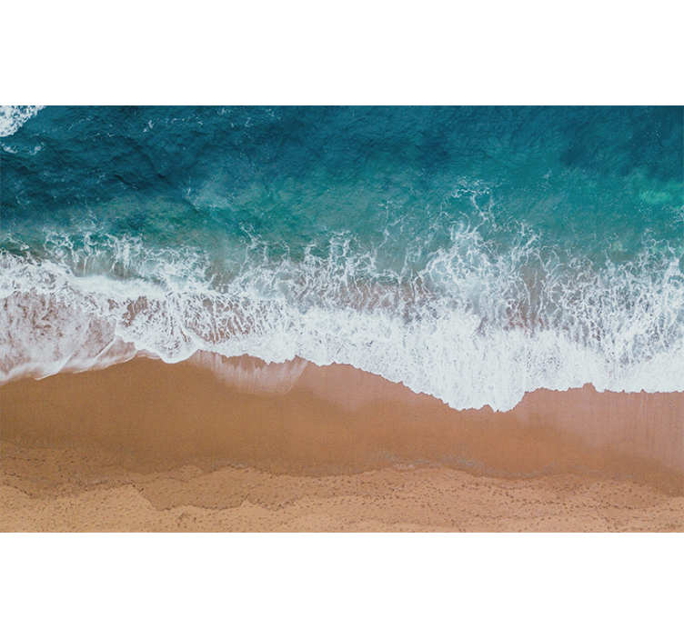 Sea wall mural seascape wave designs - TenStickers