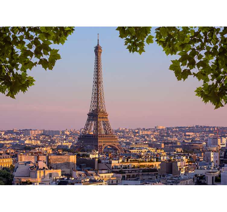 Eiffel Tower View wall mural paris - TenStickers