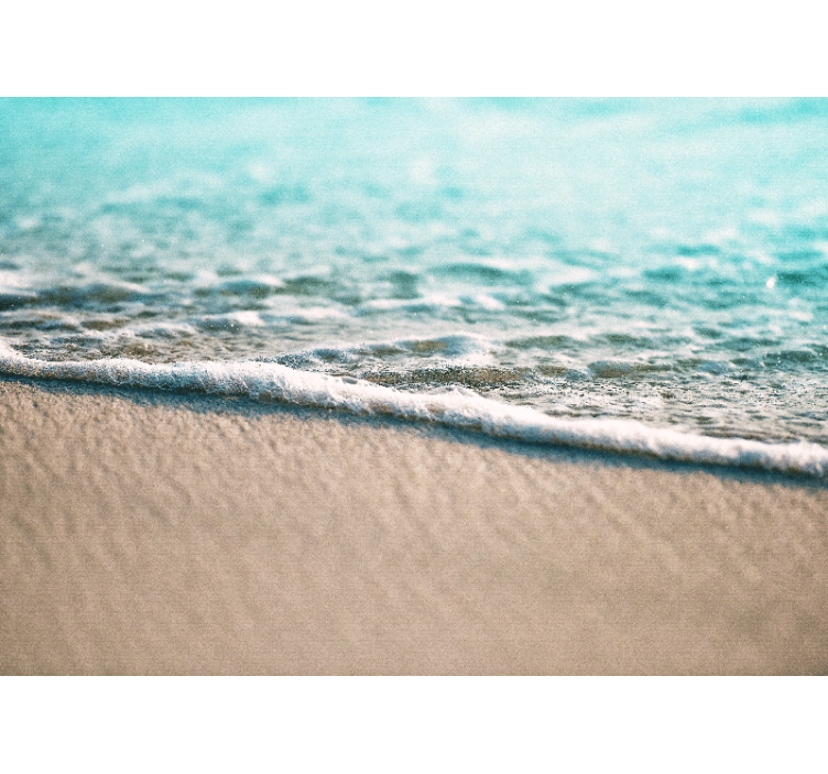 Sea wall mural gentle water waves - TenStickers