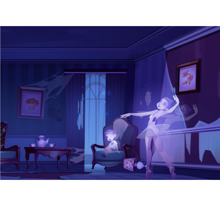 Ballet Fairy Dance wall mural music - TenStickers