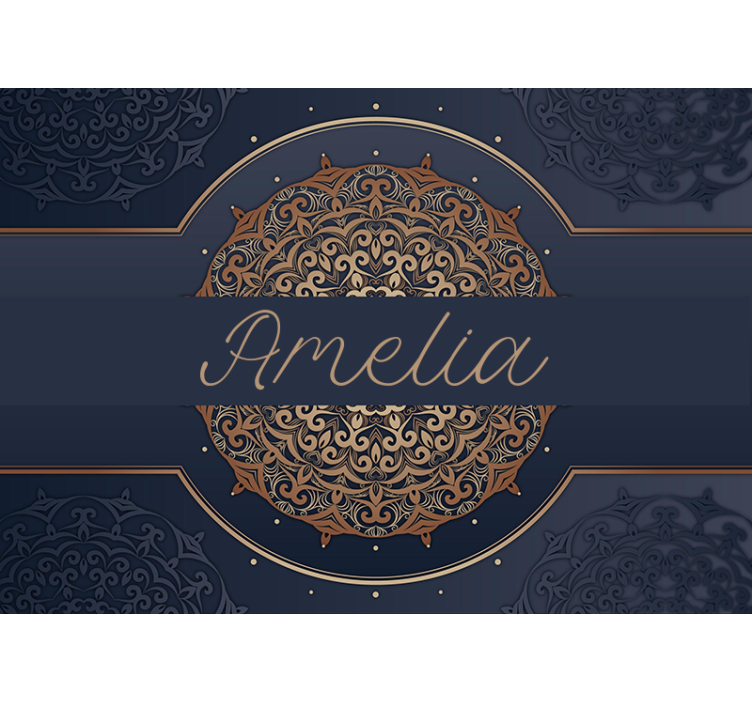 Mandala wall mural intricate pattern design - TenStickers