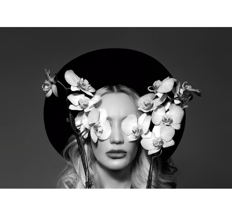 Orchid Elegance flowers wall mural - TenStickers