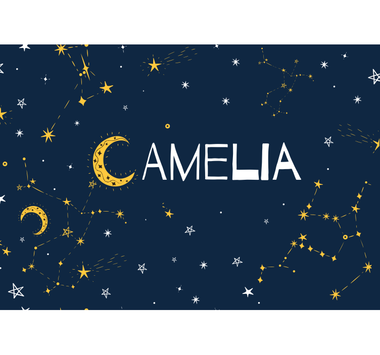 Cosmic Starry Night space wall mural - TenStickers